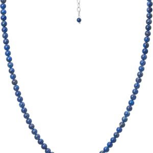 Men's necklace—high-quality handcrafted artisan piece; natural stone necklace