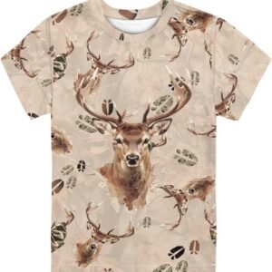 Kids' Fun Graphic T-Shirt (Boys, Soft & Breathable Crew-Neck Short-Sleeve, Ages 2-16)