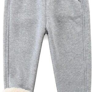 Boys' Warm Winter Joggers (Pull-On, Sherpa-Lined, Ages 2-14)
