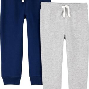 Boys' Pull-On Fleece Pants (2-Pack)
